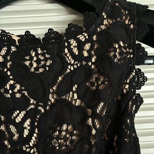 Black lace dress
